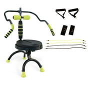 AB DOER 360 Ab Machine Exercise Equipment for Full Body Fitness Training with Resistance Bands
