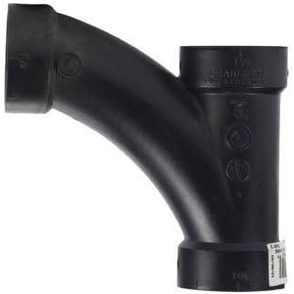 Charlotte Pipe ABS DWV Double San Tee - 1-1/2 In. Size, Multicolor  Residential Use, Standard Application