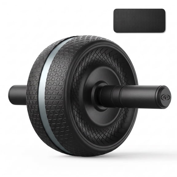 Athletic Works AB Wheel with Knee Pad for Core Strength Training, Abdominal Training