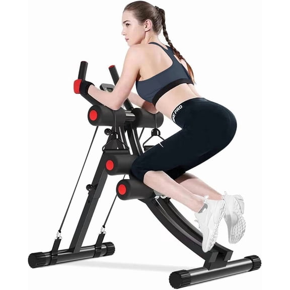 AB Workout Equipment, Gym Ab Machine for Exercise and Strength , Height Adjustable Fitness Equipment