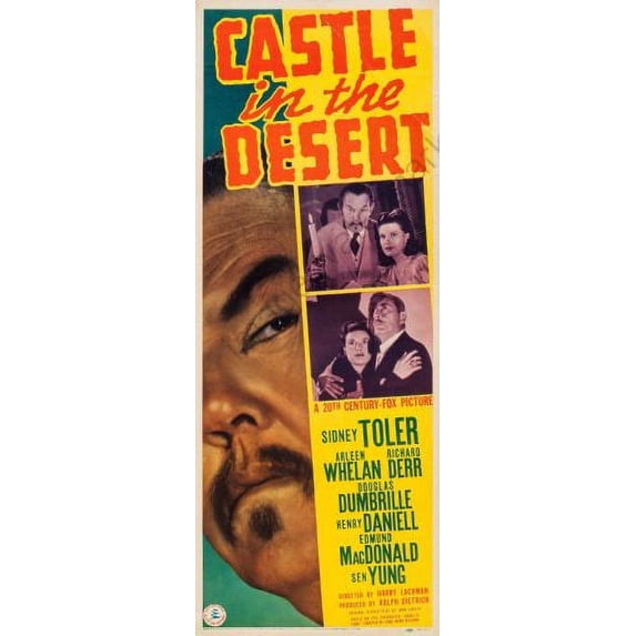 AB posters Castle In The Desert Movie poster Insert 14x36 Color Category: Multi, Unframed, Ages: Adults, Rectangle