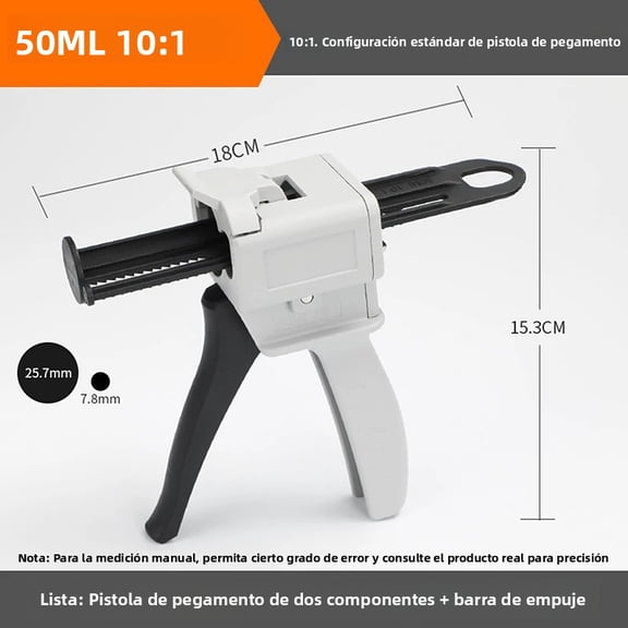 AB10:1 Manual Epoxy Sealing Gun for Adhesives and Caulkings, Mixed Sealant Applicator for DIY Home Use