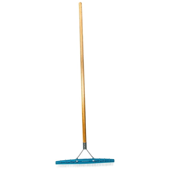 AB24 Carpet Rake, 18-Inch Head, 54-Inch Handle, Blue