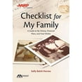 thumbnail image 1 of Pre-Owned Aba/AARP Checklist for My Family: A Guide to My History, Financial Plans and Final Wishes (Paperback) 1627229825 9781627229821, 1 of 1