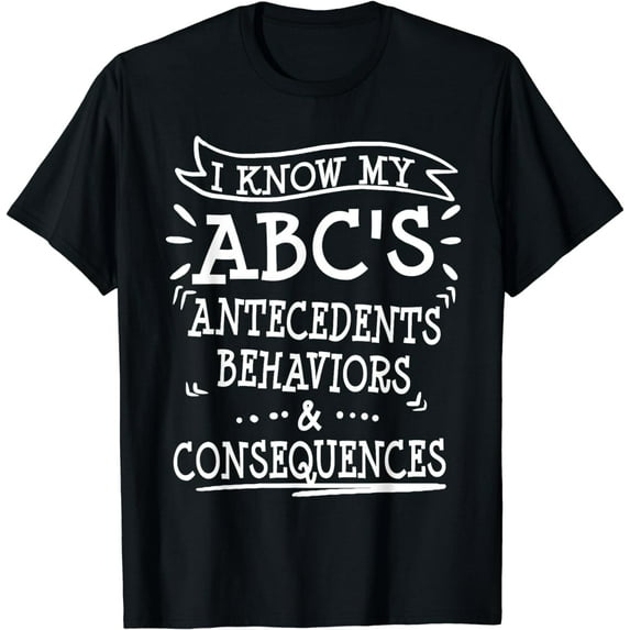 ABA Applied Behavior Therapist Funny Thank You Analyst T-Shirt