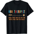 thumbnail image 1 of ABA Therapist USA Behavior Analyst Autism Therapy RBT T-Shirt, 1 of 3