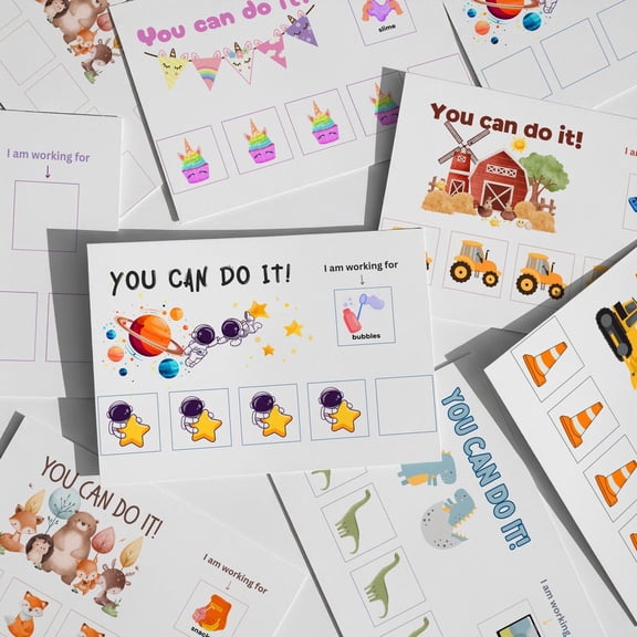 ABA Token Boards Autism Resources Portrait Decor Unframed Paper Print