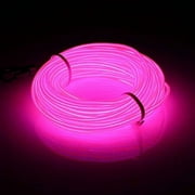 ABALDI 3m EL Wire Neon Lights Tube Illumination Battery Powered High Brightness Rope Lights Pack Drivers with 3 Modes EL Wire for Party Wedding Decoration pub D