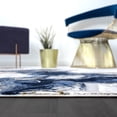 thumbnail image 1 of Abani Regal Abstract Blue Grey White Contemporary Area Rug 8x10, 1 of 5