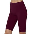thumbnail image 1 of ABATAB Bermuda Leggings for Women High Waisted Summer Activewear Casual Tight Comfy Workout Yoga Running Shorts, 1 of 5