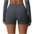 thumbnail image 1 of ABATAB Biker Shorts for Women Comfy Seamless High Waisted Shorts Slim Fit Solid Color Soft Workout Yoga Athletic Gym Shorts, 1 of 6