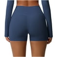 thumbnail image 1 of ABATAB Biker Shorts for Women Comfy Seamless High Waisted Shorts Slim Fit Solid Color Soft Workout Yoga Athletic Gym Shorts, 1 of 6