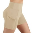 thumbnail image 1 of ABATAB Biker Shorts for Women High Waist Ultra Soft Workout Shorts with Pockets Seamless Yoga Gym Running Shorts, 1 of 7