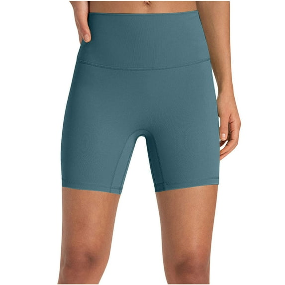 ABATAB Biker Shorts with Pockets for Women Soft Comfy Athletic Running Yoga Workout Gym Shorts