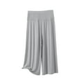 thumbnail image 1 of ABATAB Capri Pajama Pants for Women Wide Leg Lounge Cozy Sleepwear Capris Soft Comfy Baggy Elastic Waisted Pj Bottoms, 1 of 6