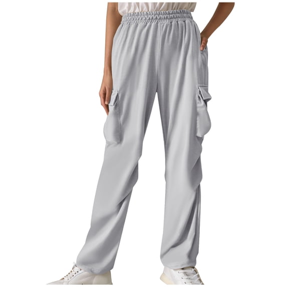 ABATAB Cargo Pants for Women Hiking Lightweight Outdoor Athletic Pants Baggy Loose Camping Climbing Golf Trousers with Pockets