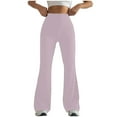 thumbnail image 1 of ABATAB Flare Leggings for Women High Waisted Bootcut Yoga Pants Workout Running Athletic Bell Bottoms Tights, 1 of 4