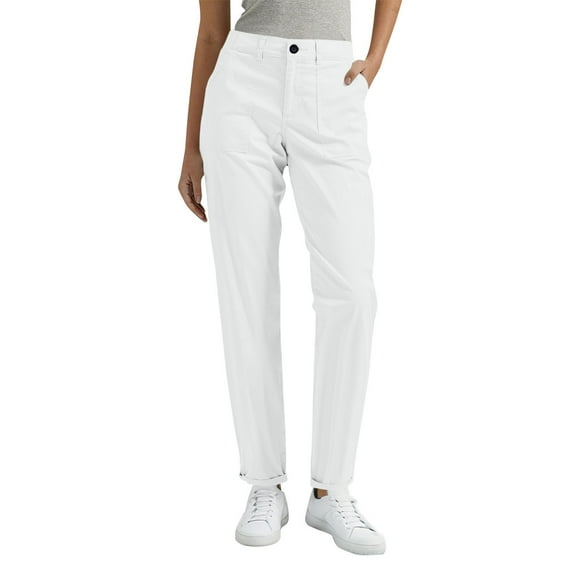 ABATAB Hiking Pants Women High Waisted Pull on Stretch Pants Cargo Lightweight Fold Hem Travel Joggers Trousers with Deep Pockets