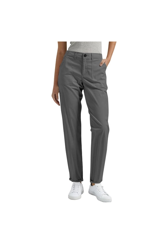 Hiking Pants Women High Waisted Pull on Stretch Pants Cargo Lightweight Fold Hem Travel Joggers Trousers with Deep Pockets