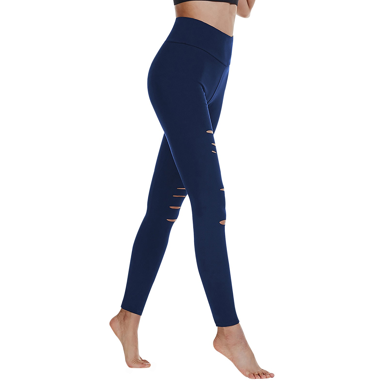 2pcs High Waist Yoga Capri Pants 2pcs Capri Pants Set, 4 Way Stretch - View #11