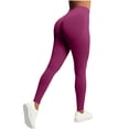 thumbnail image 1 of ABATAB Leggings for Women Butt Lifting High Waisted Cycling Pants No See Through Scrunch Yoga Workout Running Leggings, 1 of 6