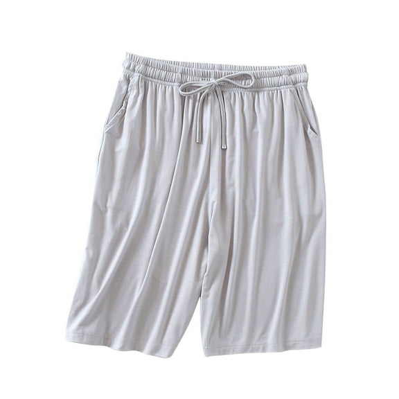 ABATAB Pajama Bermuda Shorts for Women Comfy Stretch Sleep Shorts Casual Lounge Pants Drawstring Pj Bottoms