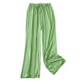 thumbnail image 1 of ABATAB Pajama Pants for Women Comfort Ultra-Soft Baggy Sleepwear Wide Leg Drawstring Elastic Waisted Loose Fit Pj Bottom, 1 of 2