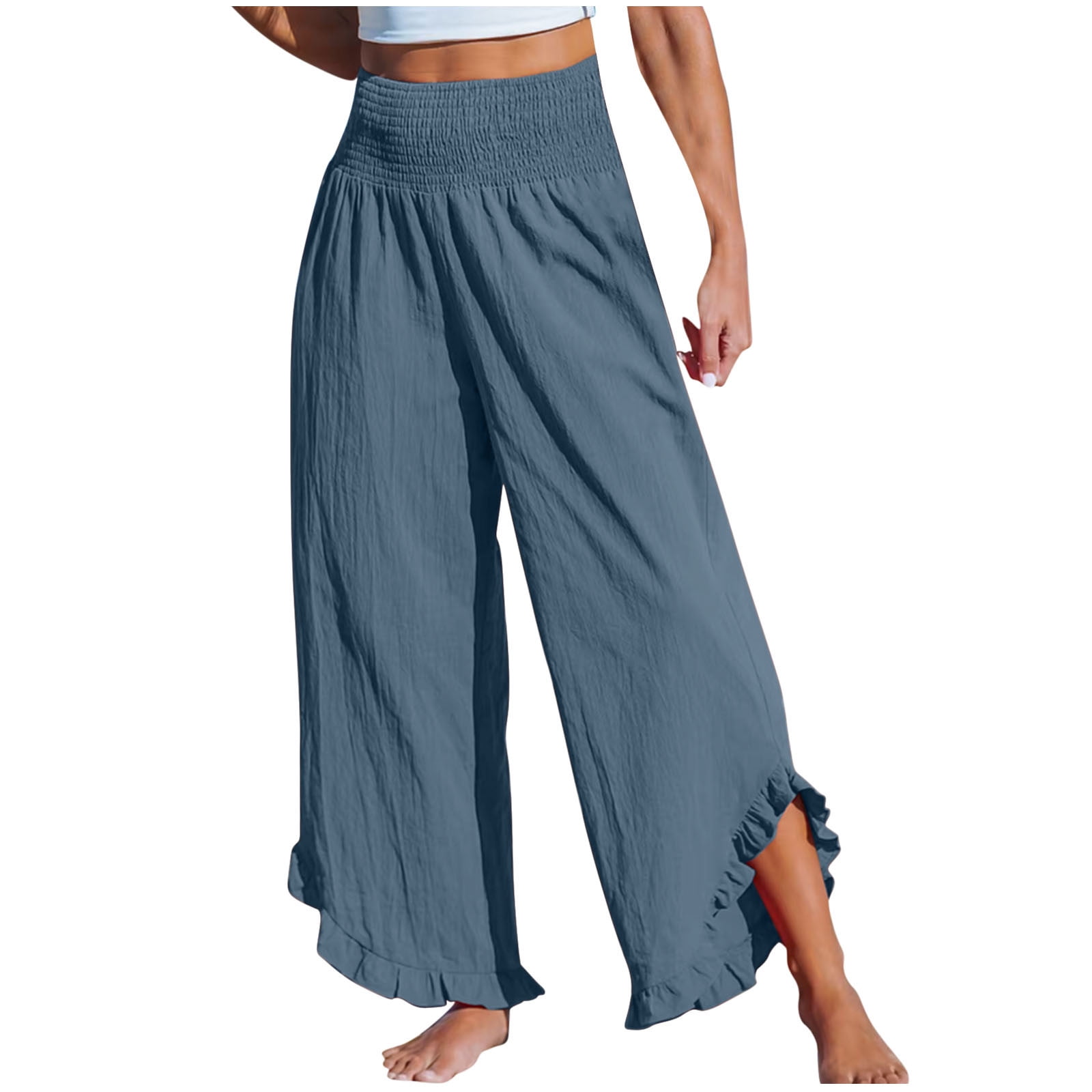 Taking a Vacation Wide Leg Smocked Pants - 4 Colors