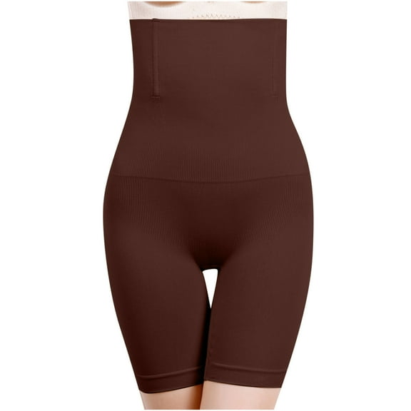 ABATAB Shapewear for Women Soft Comfy Butt Lifting Underwear Solid High Waist Seamless Thigh Slimmer Body Shaper