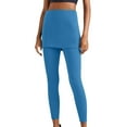 thumbnail image 1 of ABATAB Skirted Legging for Women High Waisted Comfy Yoga Legging with Skirts Thin Workout Golf Tennis Skorts Soft Clothes, 1 of 7