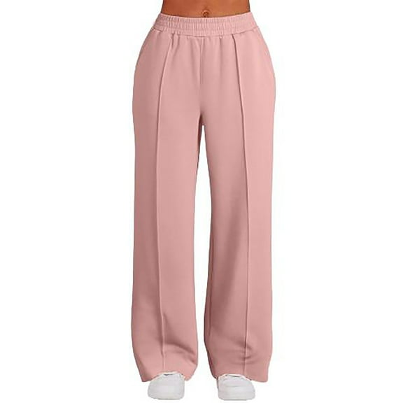ABATAB Sweatpants for Women Loose Low Waisted Gym Yoga Trousers Wide Leg Athletic Joggers Pants with Pockets