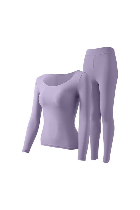 Thermal Underwear Sets for Women Bottom Long Johns Base Layer Long Sleeve Crewneck Tops Cold Weather Outfits