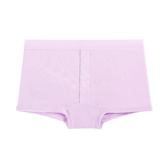 ABATAB Underwear for Women Cotton Low Waisted Soft Boy Shorts Panties Breathable Stretchy Boxer Briefs