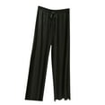 thumbnail image 1 of ABATAB Women Pajama Pants Comfy Wide Leg Drawstring Pj Bottom Stretch Pure Color Comfy Baggy Casual Lounge Sleepwear, 1 of 5