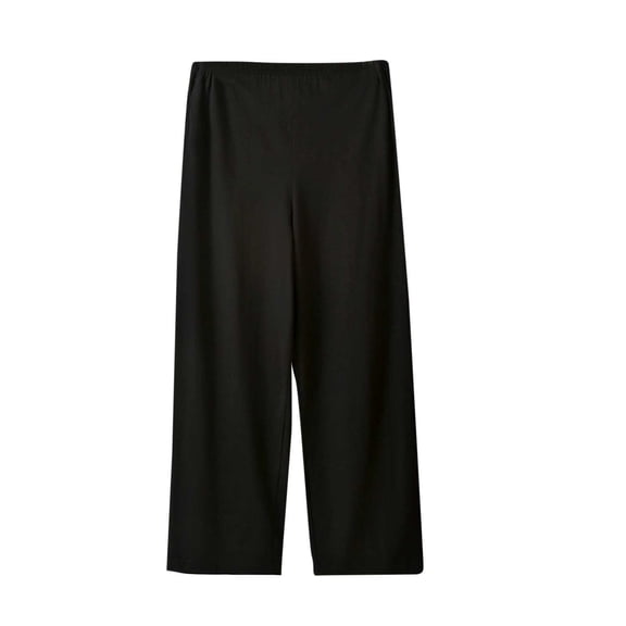 ABATAB Women Pajama Pants Wide Leg Baggy Comfy Pj Bottom Stretch Elastic Waisted Pure Color Comfortable Sleepwear