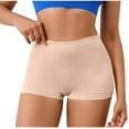 thumbnail image 1 of ABATAB Women Underwear Padded Shapewear Butt Lifter Boy Shorts Seamless High Waisted Strechy Boxer Briefs, 1 of 7