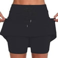 thumbnail image 1 of ABATAB Women's Athletic Skort Lightweight Tennis Middle Waist Skirt Drawastring Summer Comfy Golf Workout Running Sports Skorts, 1 of 6