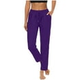 thumbnail image 1 of ABATAB Women's Joggers Pants Drawstring Comfy Running Sweatpants Casual Lounge Workout Gym Athletic Trousers with Pockets, 1 of 7