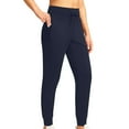 thumbnail image 1 of ABATAB Women's Joggers Pants with Pockets Comfortable Drawstring Workout Pants Lightweight Lounge Athletic Running Cinch Trousers, 1 of 5