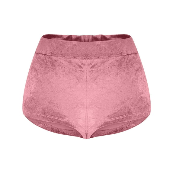 ABATAB Women's Velvet Yoga Shorts Gym Workout Active Slim Fit Summer Shorts Lounge Athletic Sports Shorts
