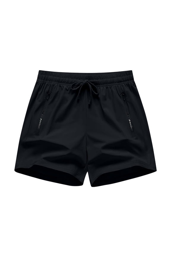 Womens Athletic Running Shorts Lightweight Workout Gym Casual Comfy Loose Shorts with Zipper Pockets