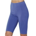 thumbnail image 1 of ABATAB Womens Bermuda Leggings Casual Summer Running Shorts Tight Stretchy High Waisted Workout Yoga Activewear, 1 of 3