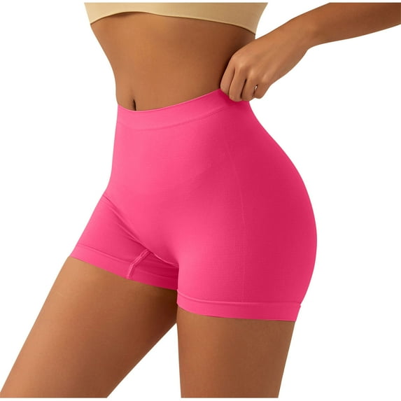 ABATAB Biker Shorts for Women Fitness Tight Athletic Workout Running Yoga Gym Shorts