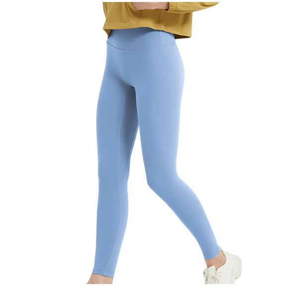 ABATAB Womens Leggings Soft Comfy High Waisted Breathable Trousers Slim Fit Butt Lifting Pants for Running Cycling Yoga