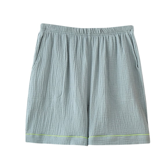 ABATAB Womens Pajama Shorts Soft Solid Color Lightweight Sleep Shorts Lounge Elastic Waist Stretch Pj Bottoms with Pockets