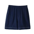 thumbnail image 1 of ABATAB Womens Pajama Shorts Soft Solid Color Lightweight Sleep Shorts Lounge Elastic Waist Stretch Pj Bottoms with Pockets, 1 of 3