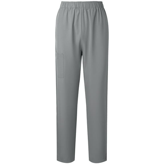 ABATAB Work Pants for Women Business Casual Solid Color Outfits Office Straight Leg Stretchy Trousers with Pockets