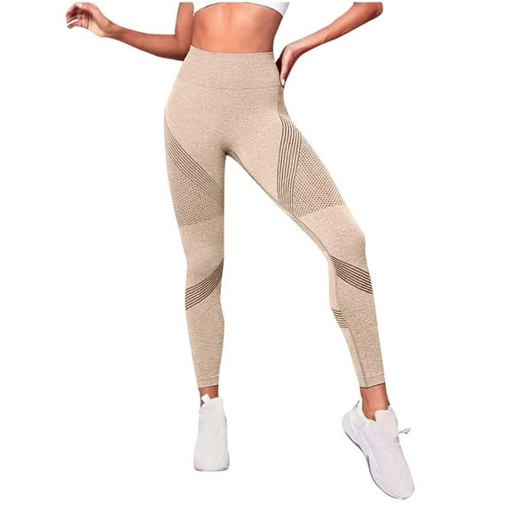 ABATAB Workout Leggings for Women Seamless High Waisted Yoga Pants Butt Lifting Breathable Gym Athletic Clothes