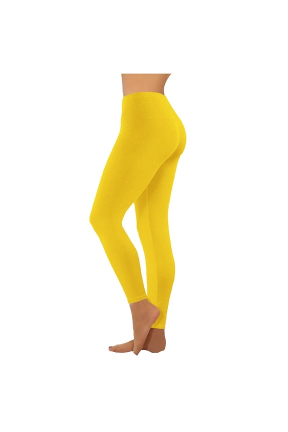 Workout Leggings for Women Skinny Elastic Waisted Yoga Pants Butt Lifting Seamless Trousers for Exercise Running