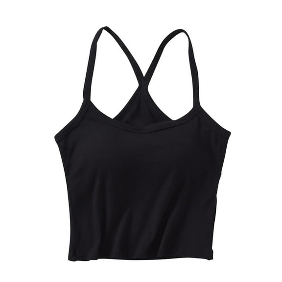 ABATAB Workout Tank Tops for Women Racerback Plain Sleeveless Crewneck Camisole Gym Athletic Yoga Shirts